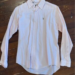 Polo by Ralph Lauren Pink Striped Men's Shirt